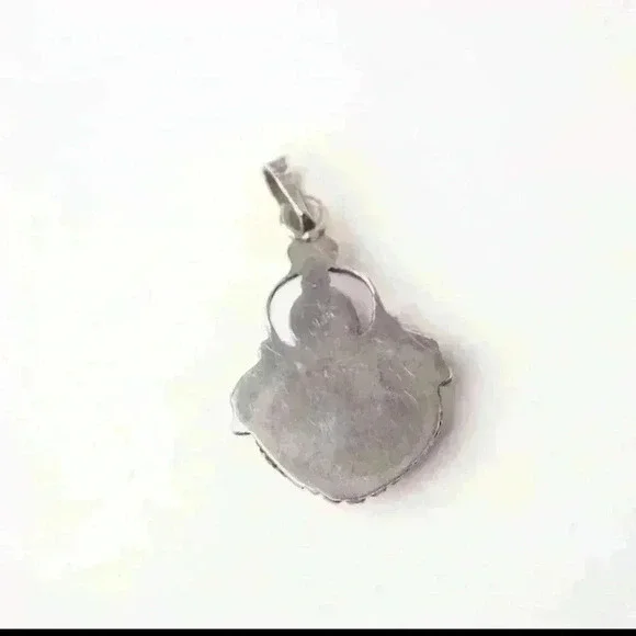 Goth Gorgeous Black Onyx sterling silver Pendant NWT - Picture 4 of 10